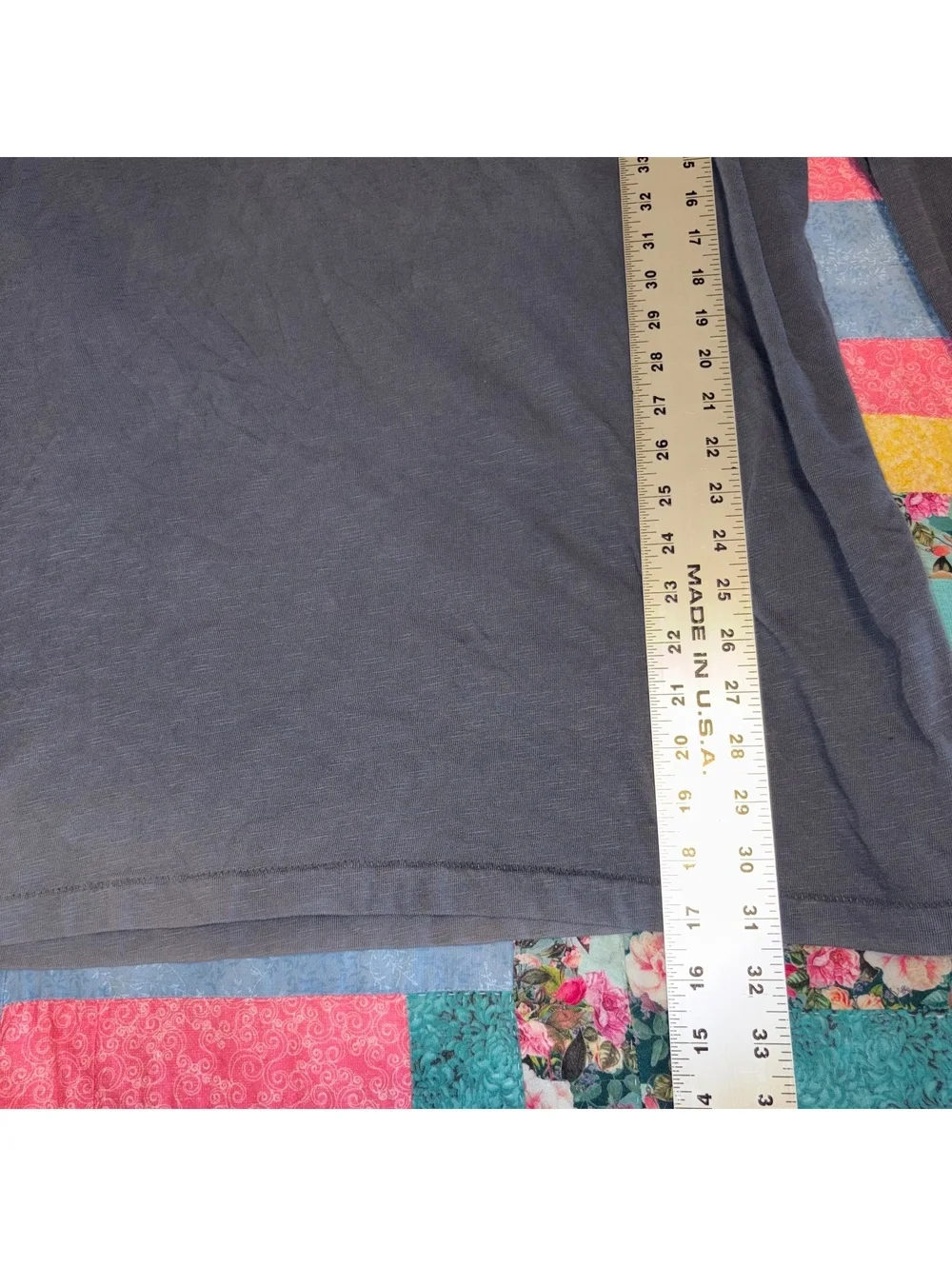 J.Crew NEW Vintage Wash Mens XXLT Long Sleeve Henley Shirt Tee Navy Blue t-shirt